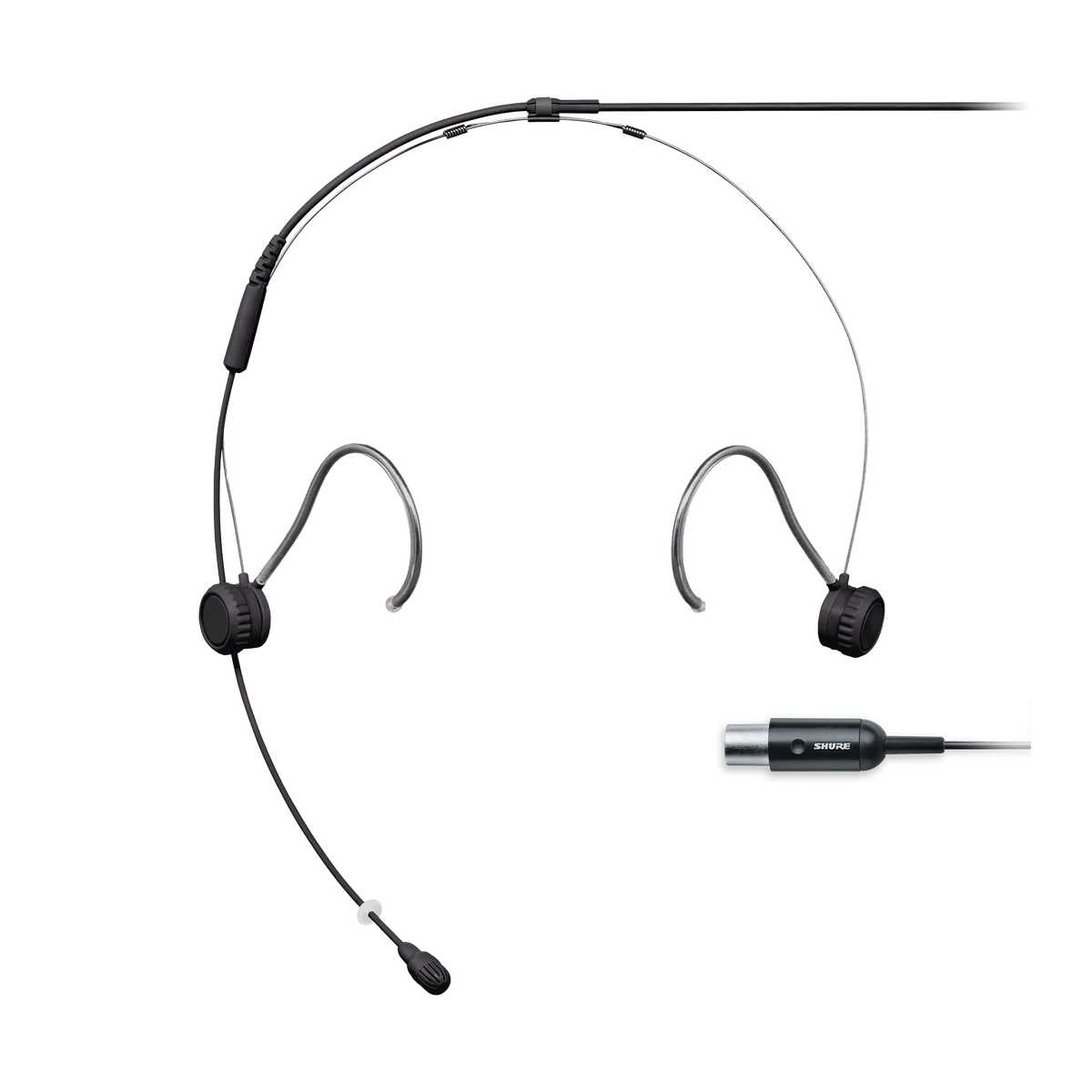 Shure TH53B/O-MTQG - Omnidirectional Headset Mic - Black w/TA4F - product view 1