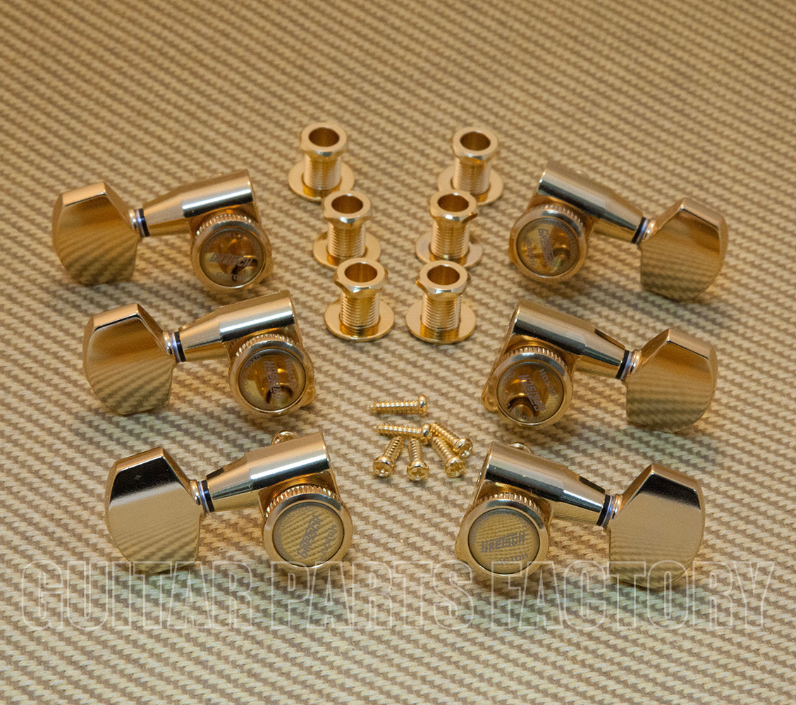 Gretsch Tuners, Gotoh® Locking AB01 Button, w/Gretsch® Logo, Gold