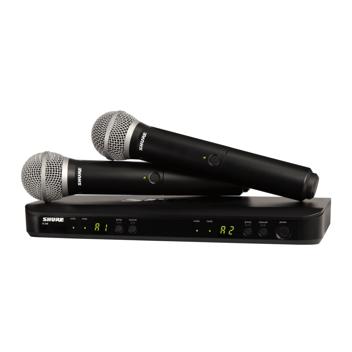 Shure BLX288/PG58-H10 - Dual Diversity System with Two BLX2/PG58 Microphones - product view 1