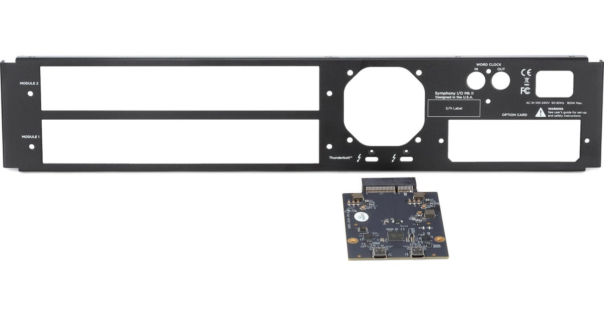Apogee SYM2-TB3-CARD — Thunderbolt 3 Option Card for Symphony I/O MKII
