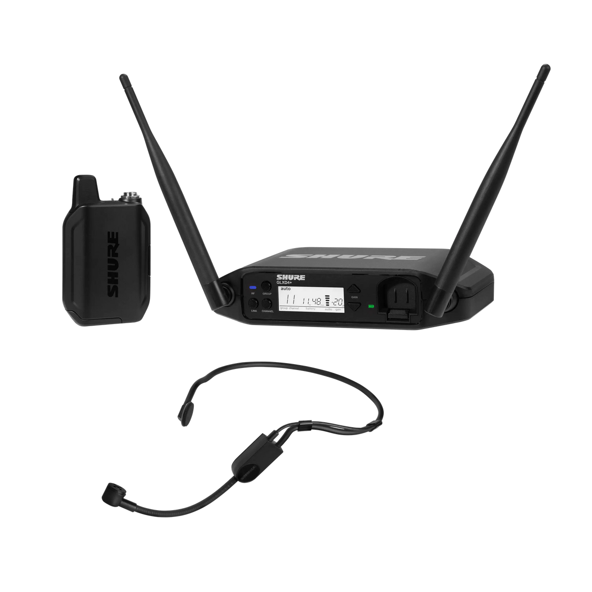 Shure GLXD14+/PGA31-Z3 - Wireless Headset System with PGA31-TQG Microphone - product view 1