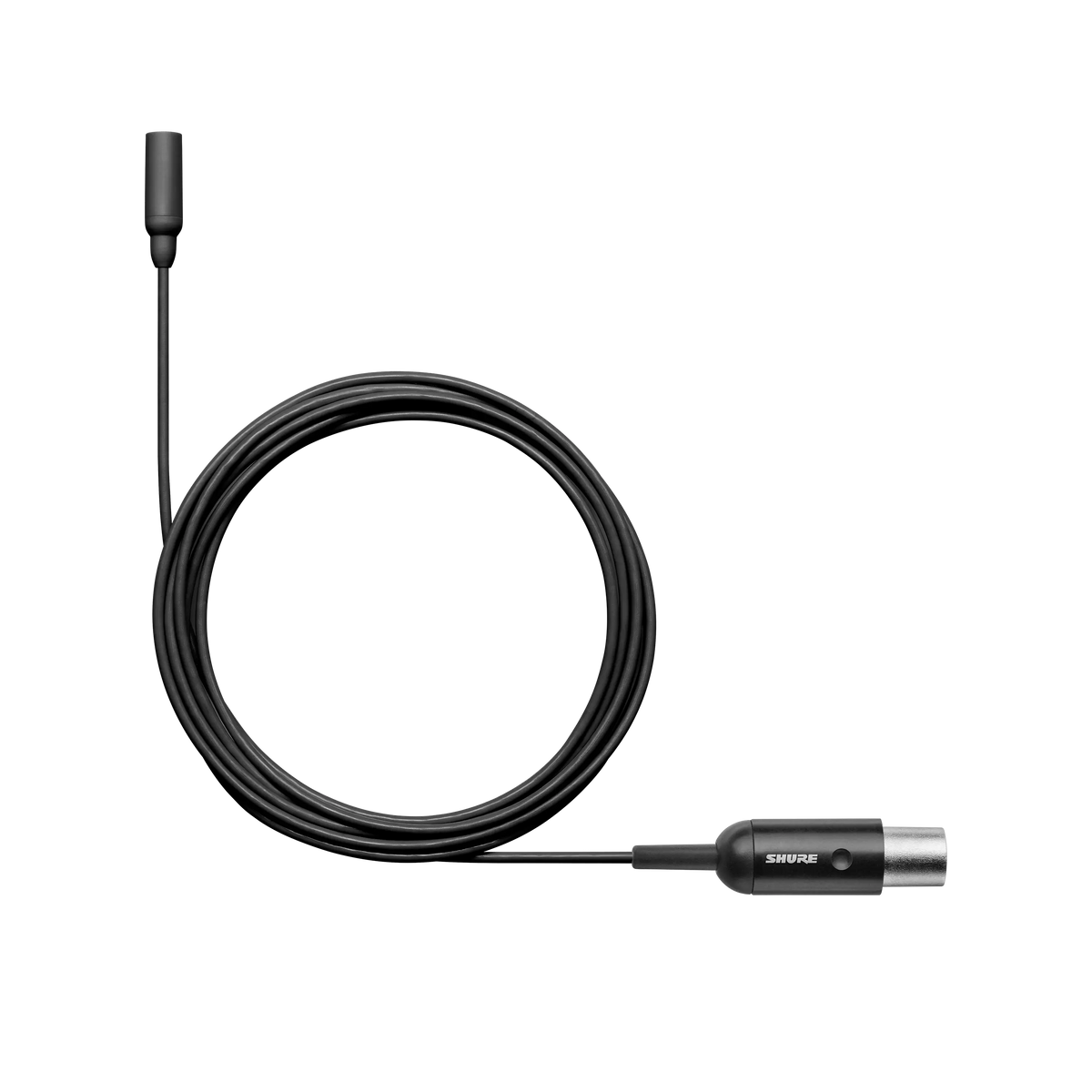 Shure TL48B/O-MTQG-A - Omni Lavalier Microphone - Black w/TA4F & Accessories - product view 1