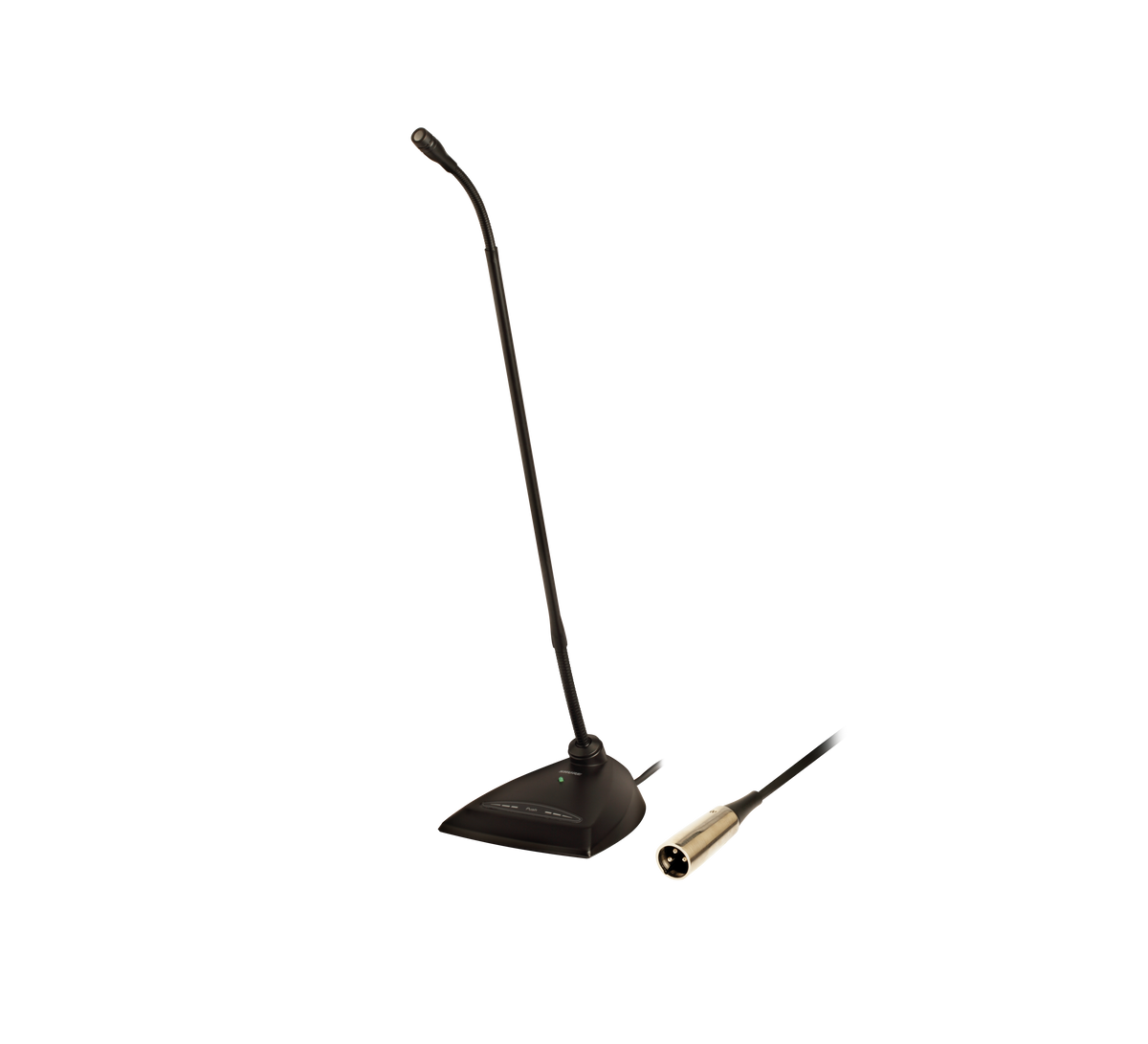 Shure MX418D/C - 18 Inch Cardioid Desktop Mic with Switch & LED - product view 3