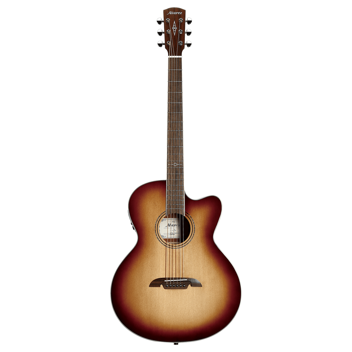 Alvarez ABT60CE-SHADOWBURST — Baritone Guitar with Cutaway/Pickup - Shadowburst