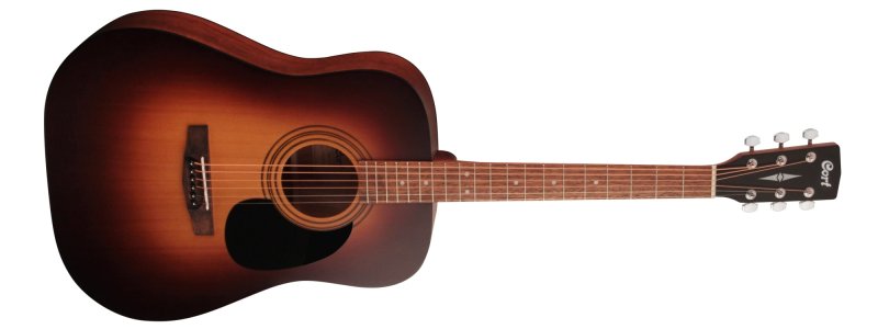 CORT - Standard Series Spruce Top Acoustic Guitar, Satin Sunburst