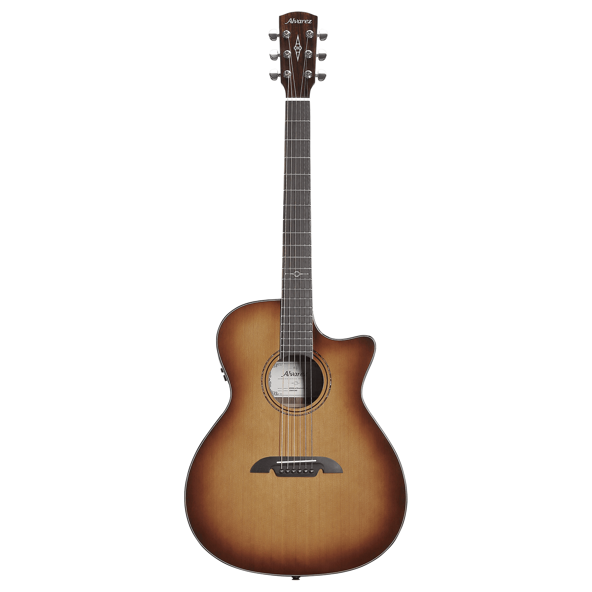 Alvarez AEG95CE-SHADOWBURST — Grand Auditorium Guitar with Cutaway/Pickup - Shadowburst