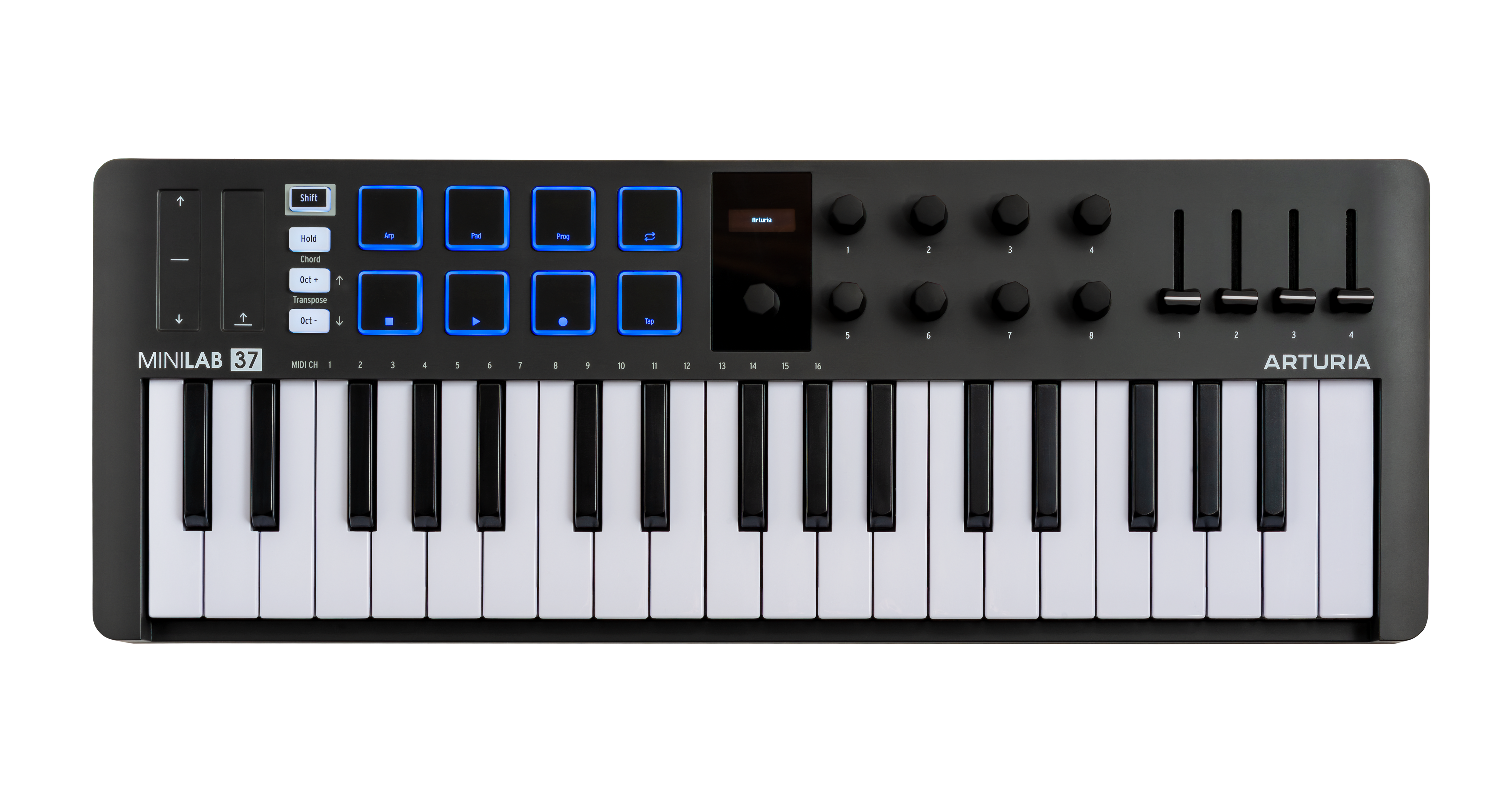 Arturia - MiniLAB MK3 37-key controller, Black