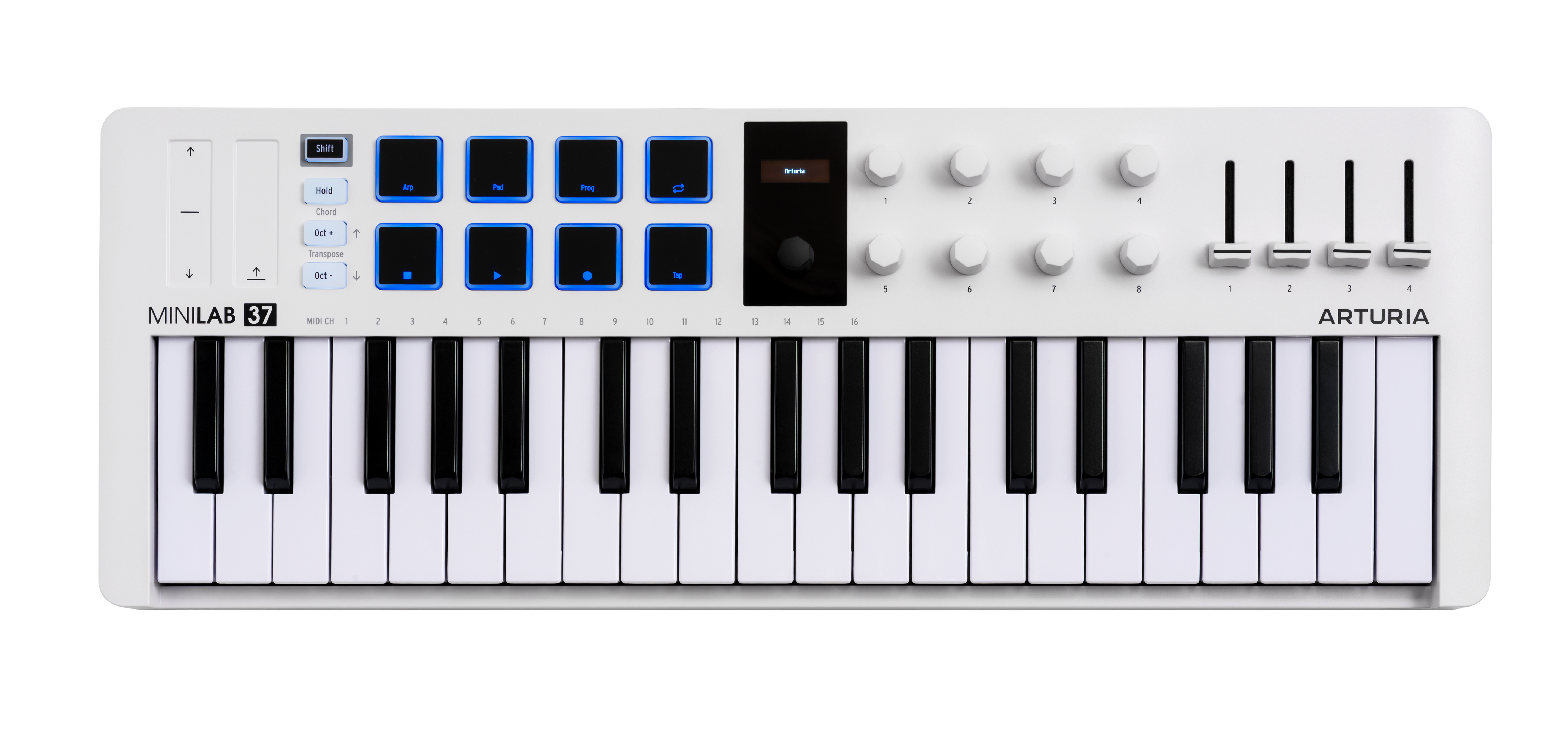 Arturia - MiniLAB MK3 37-key controller, White