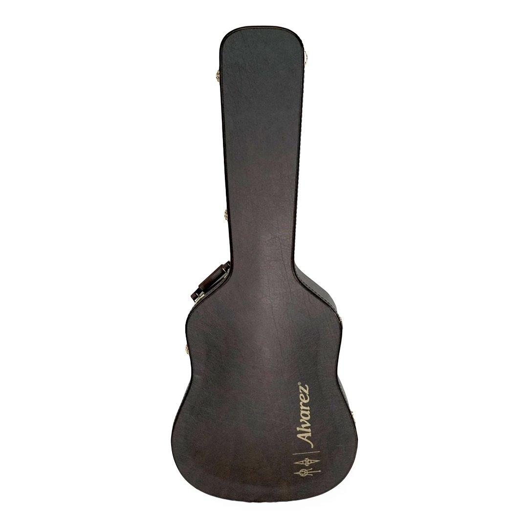 Alvarez AVZ-HSCASE-BRN-D — Hardshell Guitar Case (Brown Tolex) for Dreadnought