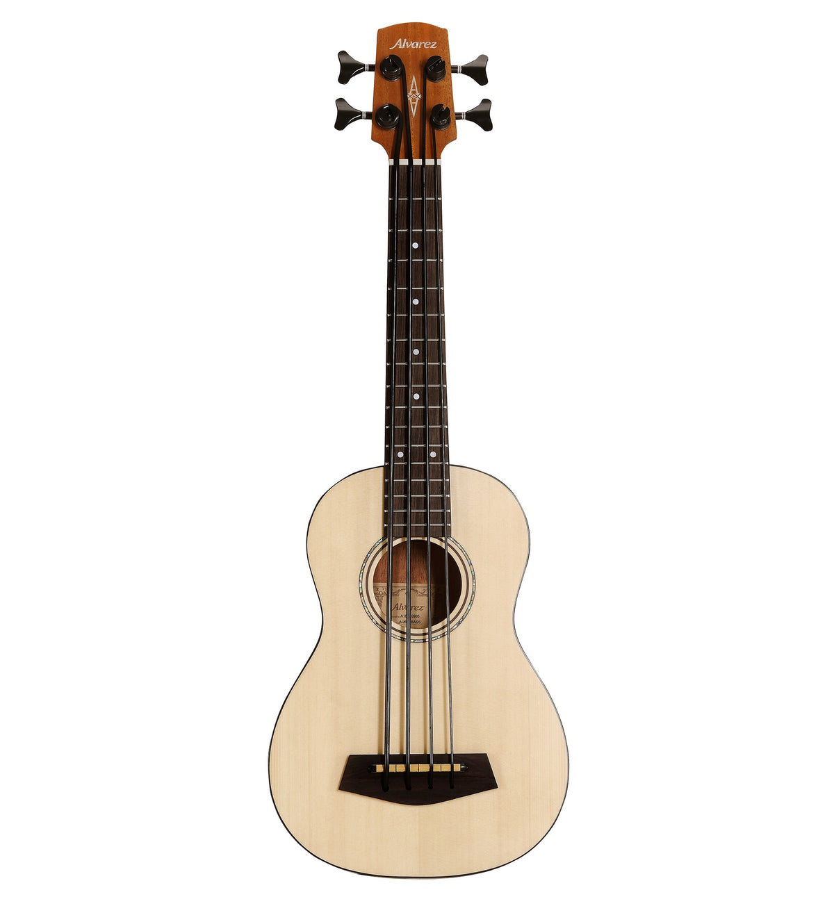 Alvarez AU60E-BASS — Bass Ukulele (Spruce) with Pickup - Natural Satin