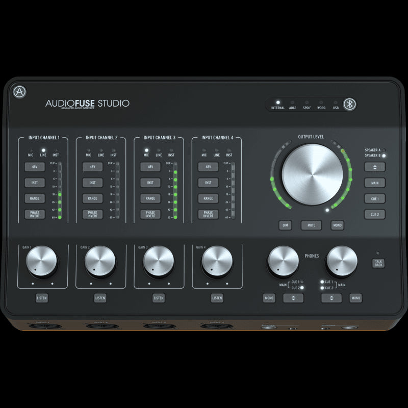 Arturia - Audio Fuse Studio desktop interface, 4 mic/line pres