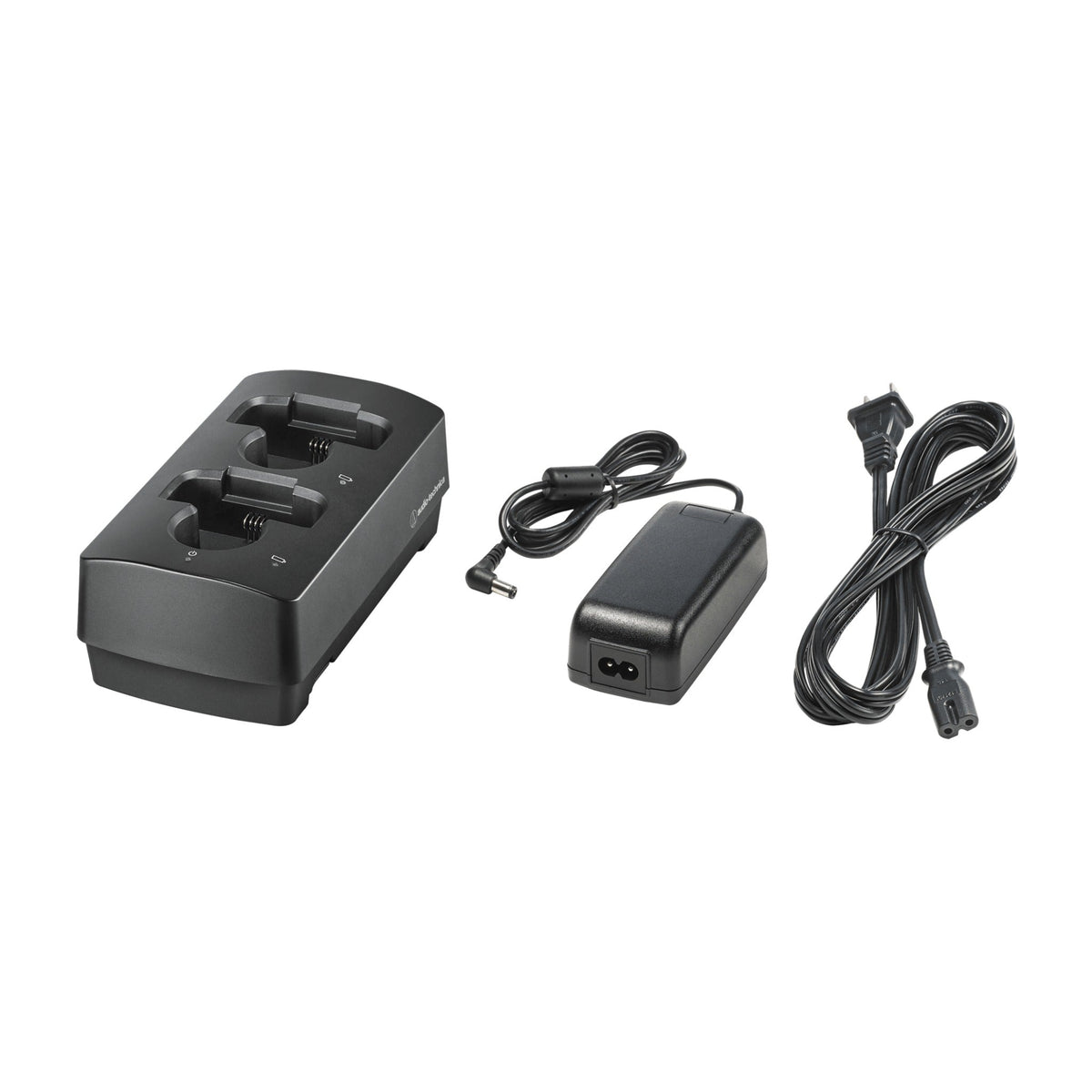 Audio-Technica ATW-CHG3AAD System 20 Pro & 3000-Series Two-Bay Charging Station w/ Power Adapter