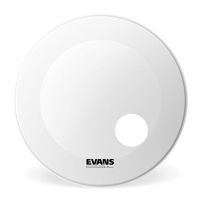 Evans - EVANS EQ3 Resonant Coated White Bass Drum Head, 18 Inch