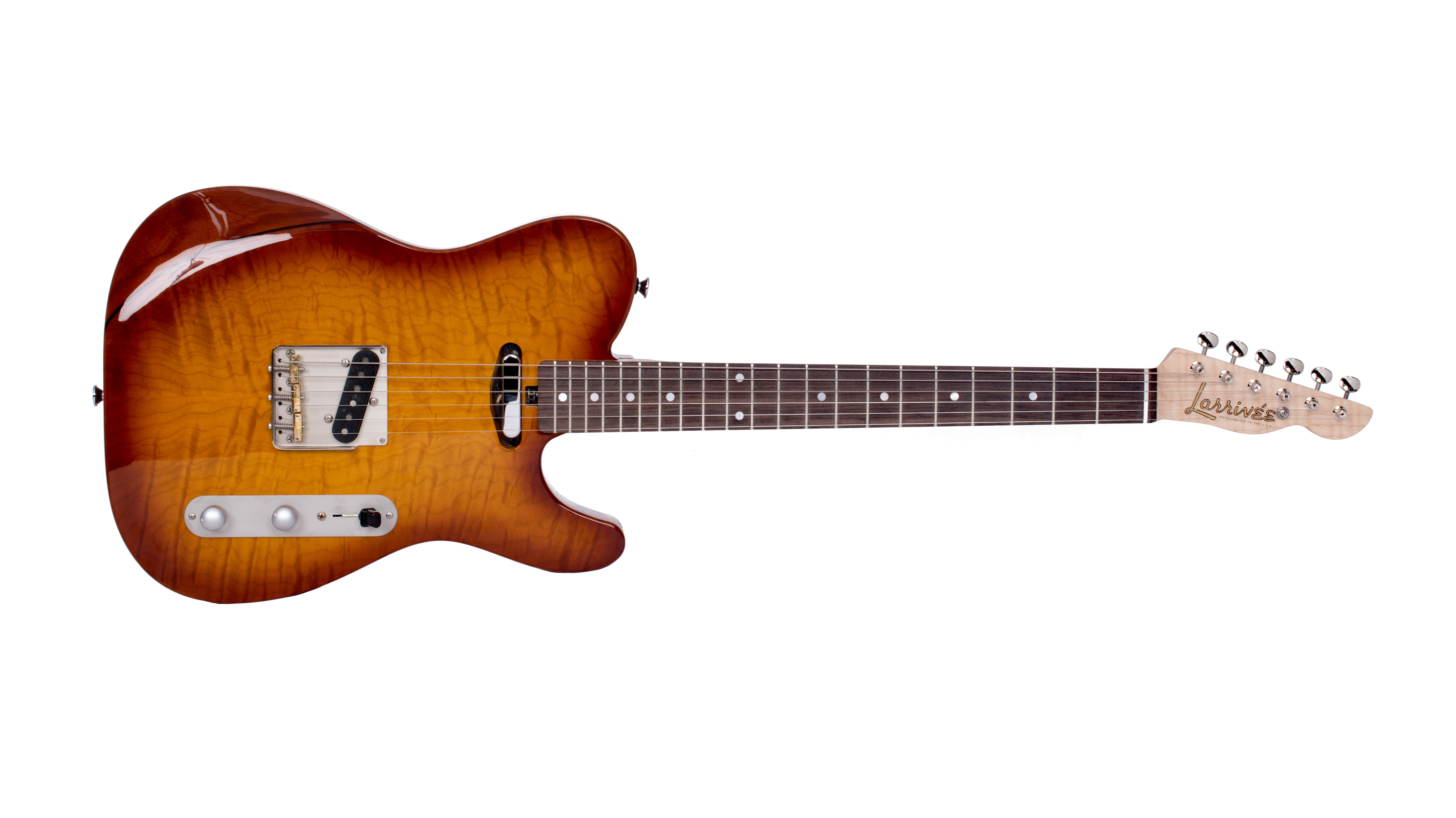 Larrivée Baker-T Pro - Quilted Maple Electric Guitars