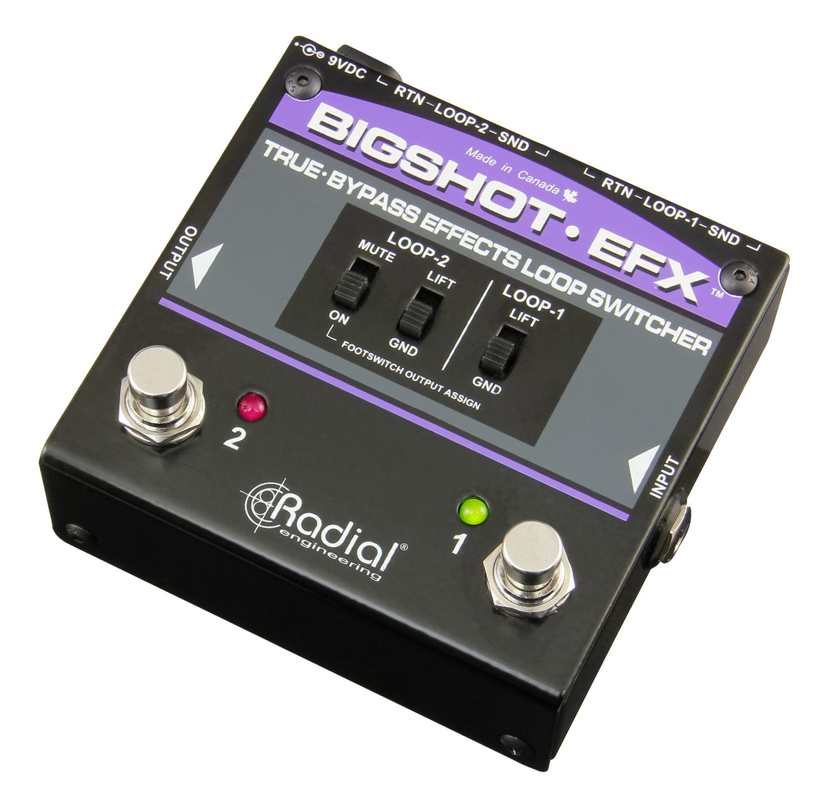 Radial BigShot EFX - Effects Loop Switcher - product view 2