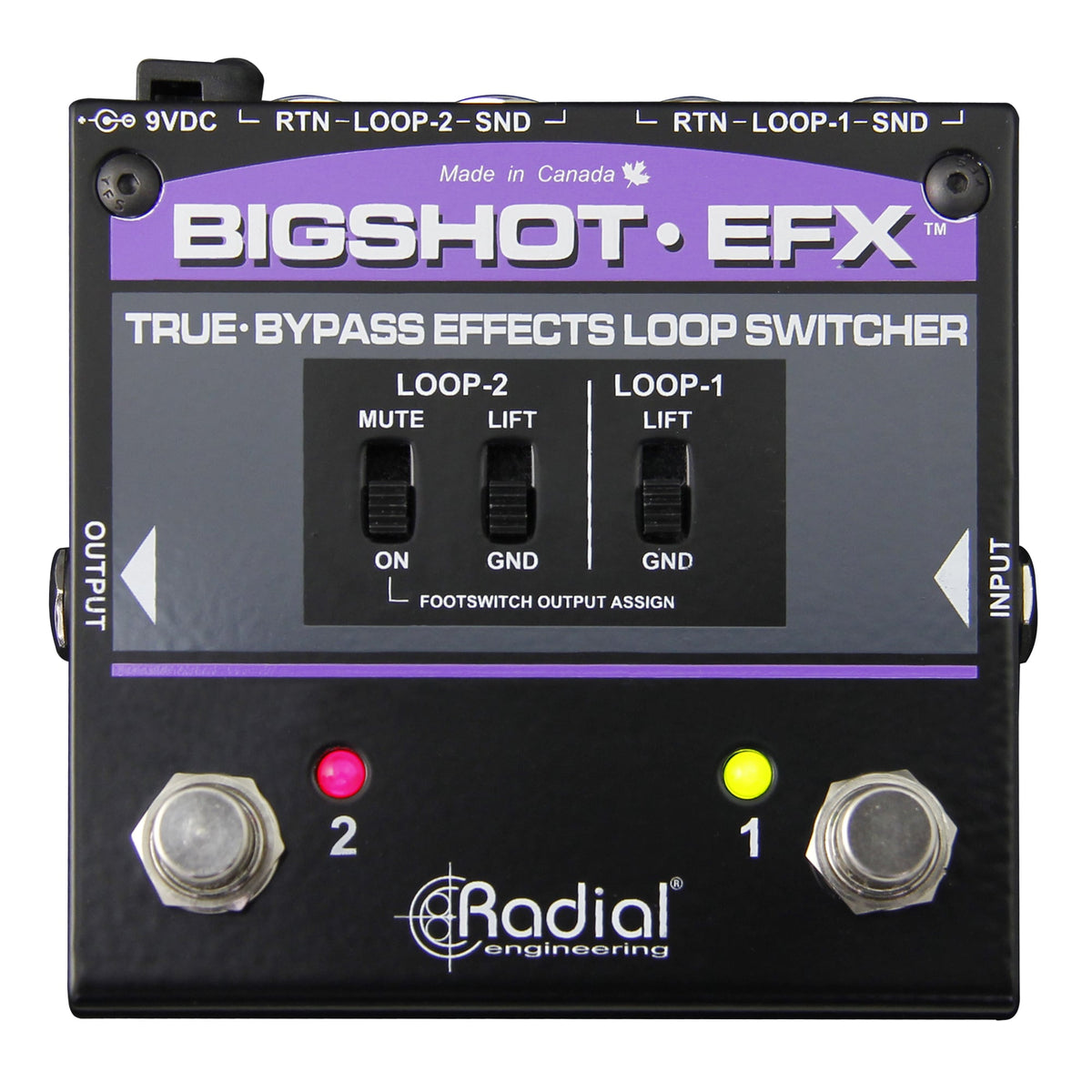 Radial BigShot EFX - Effects Loop Switcher - product view 1