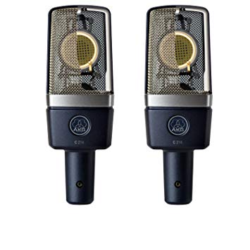 AKG C214-STEREO-SET - Large-diaphragm Cardioid Condenser Microphone Matched Stereo Pair