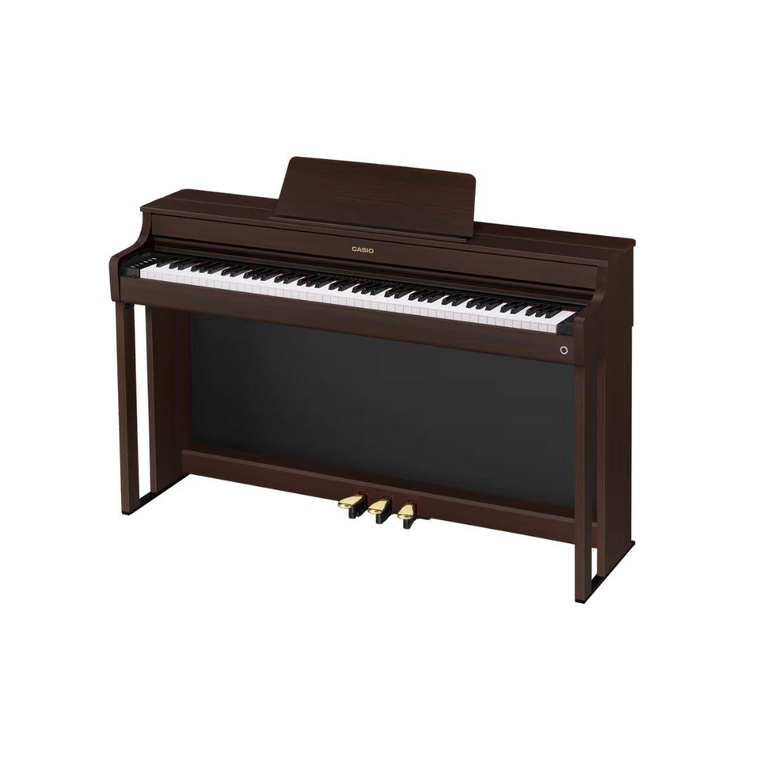 Casio AP-300BN CELVIANO 88-Key Digital Piano with 19 Tones & Bench - Brown
