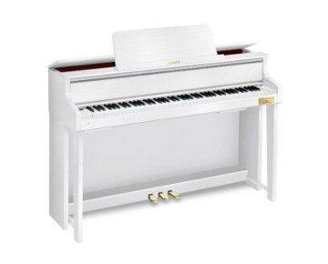 Casio GP310WE CELVIANO Grand Hybrid 88-Key Piano with Bench - White