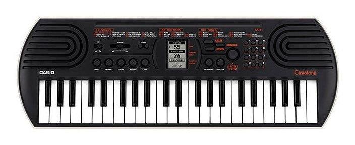 Casio SA-81 44-Key Mini Keyboard with 100 Tones - Black