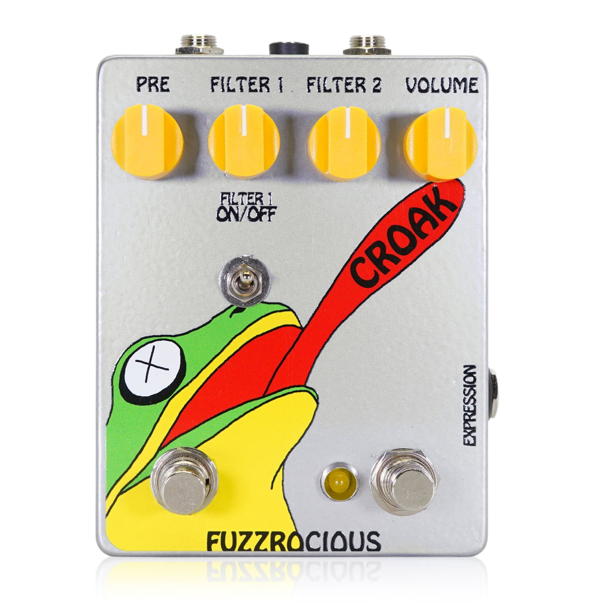 Fuzzrocious Pedals Croak expressive double filter fuzz