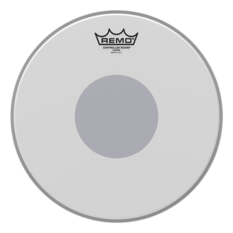 Remo - Controlled Sound® Coated Black Dot™ Drumhead - Bottom Black Dot™, 12"