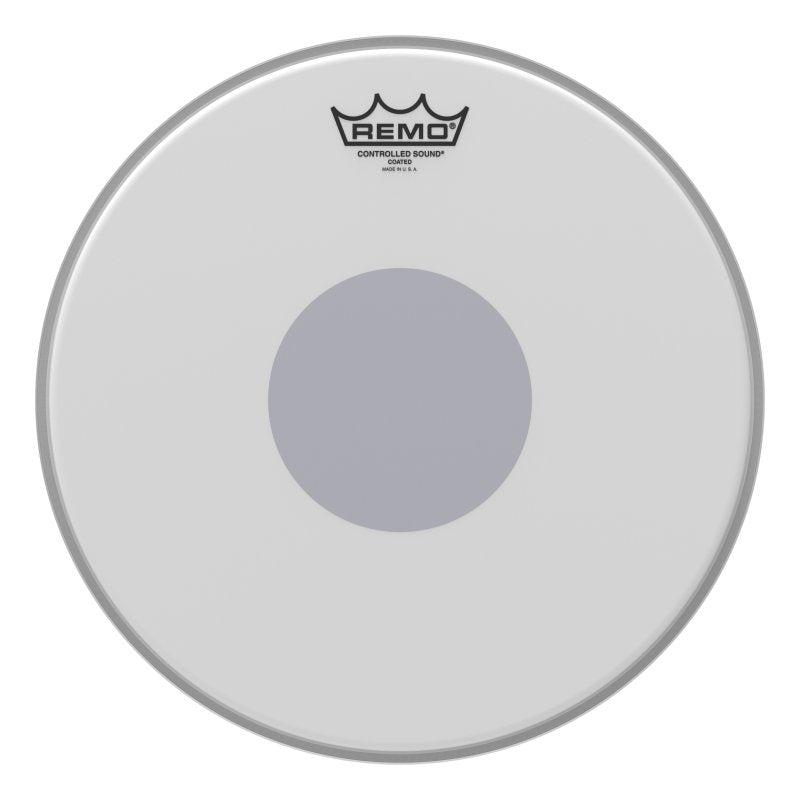 Remo - Controlled Sound® Coated Black Dot™ Drumhead - Bottom Black Dot™, 13"