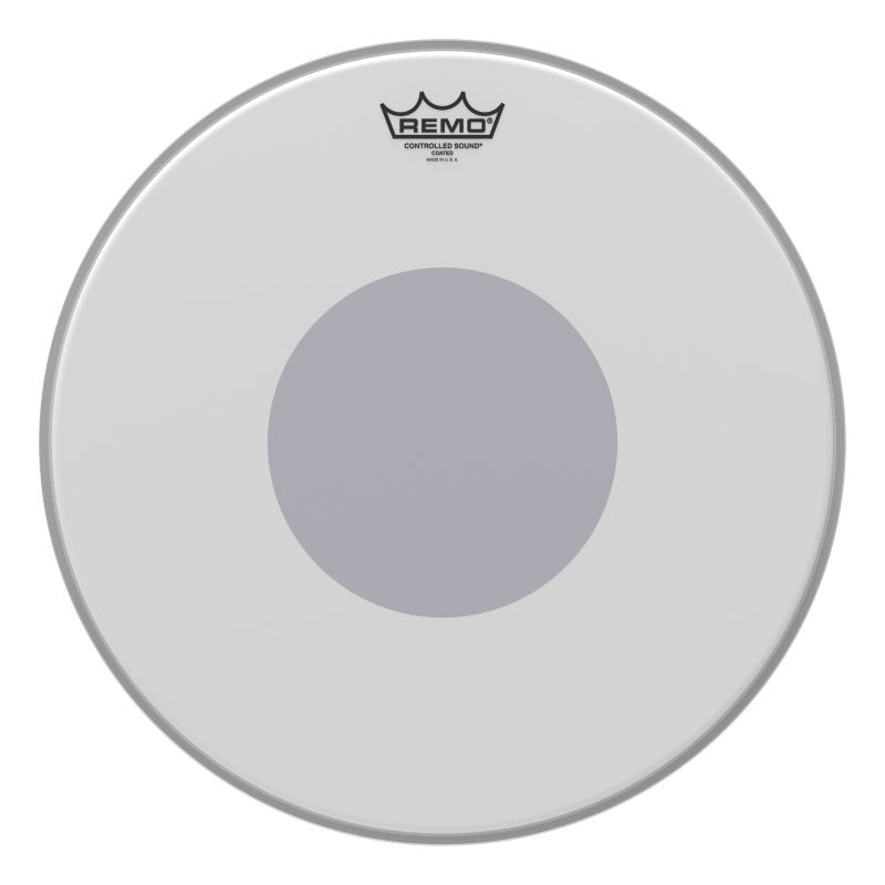 Remo - Controlled Sound® Coated Black Dot™ Drumhead - Bottom Black Dot™, 16"