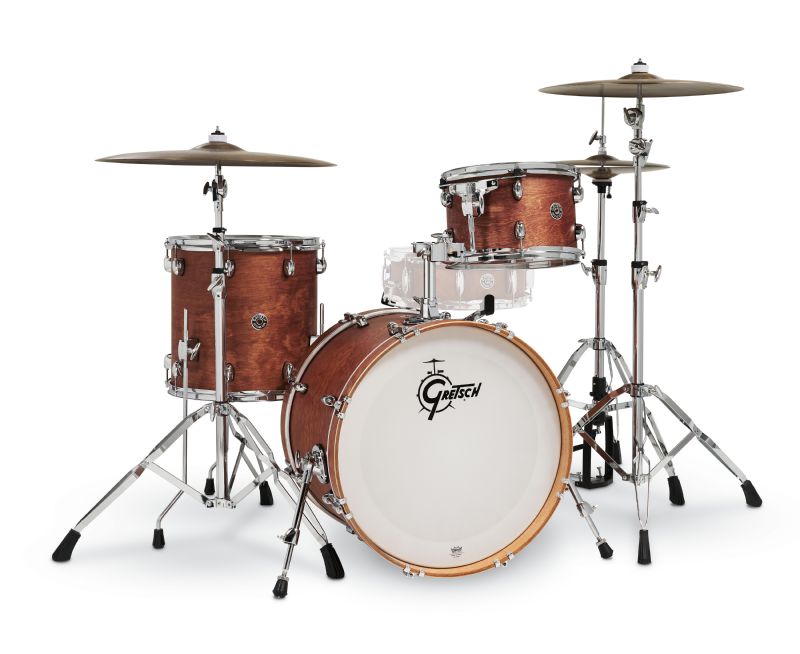 Gretsch - Catalina Club 4PC Shell Pack With 20" Bass Drum Satin Walnut Glaze