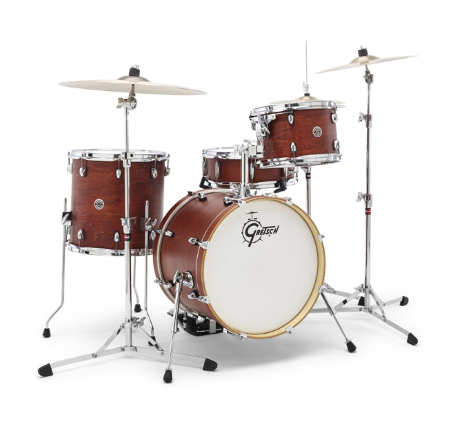 Gretsch Drums - Catalina Club 4-Piece Drum Shell Pack (Satin Walnut Glaze)