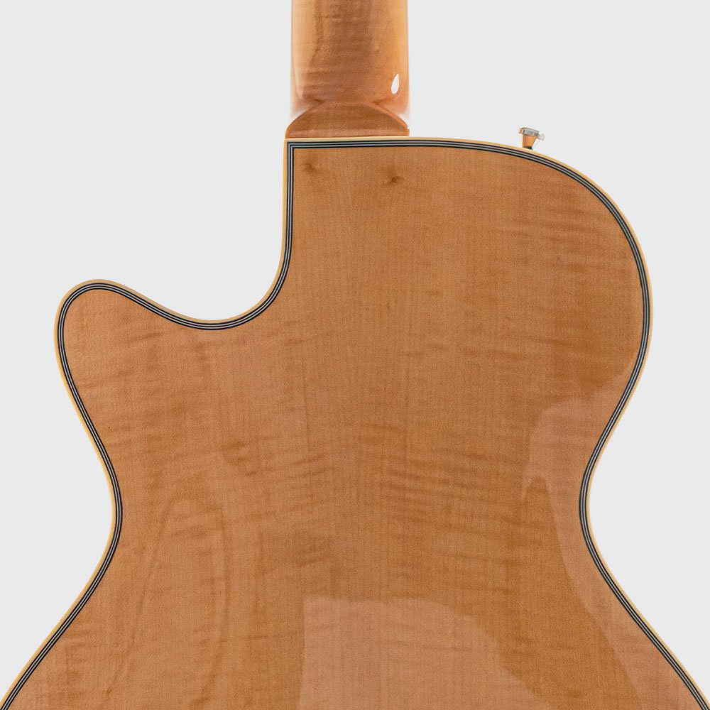 Duesenberg - Guitare signature Tom Bukovac avec étui - Érable ondé naturel