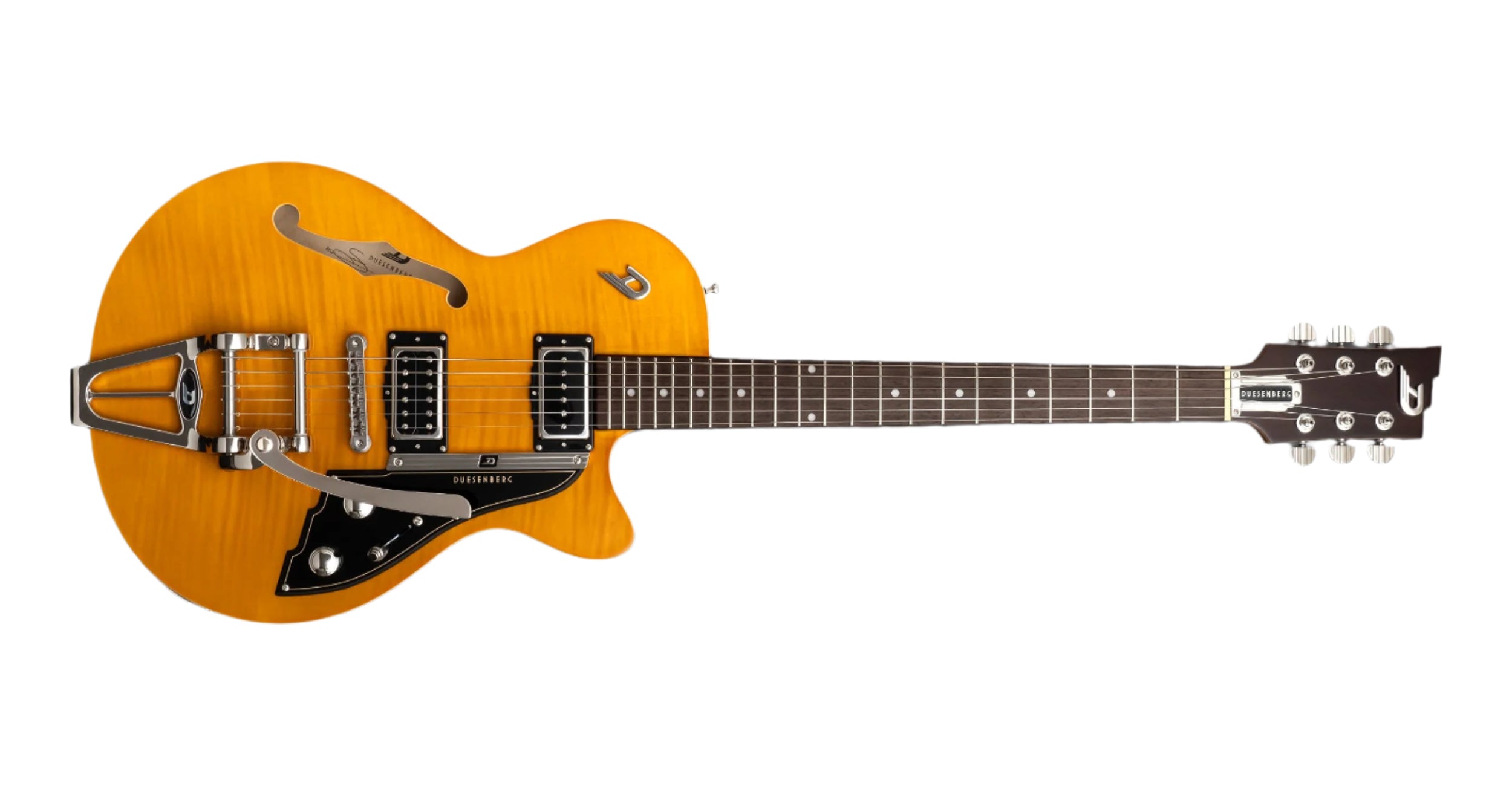 Duesenberg - Starplayer CBR Guitar w/ Case - Transparent Honey
