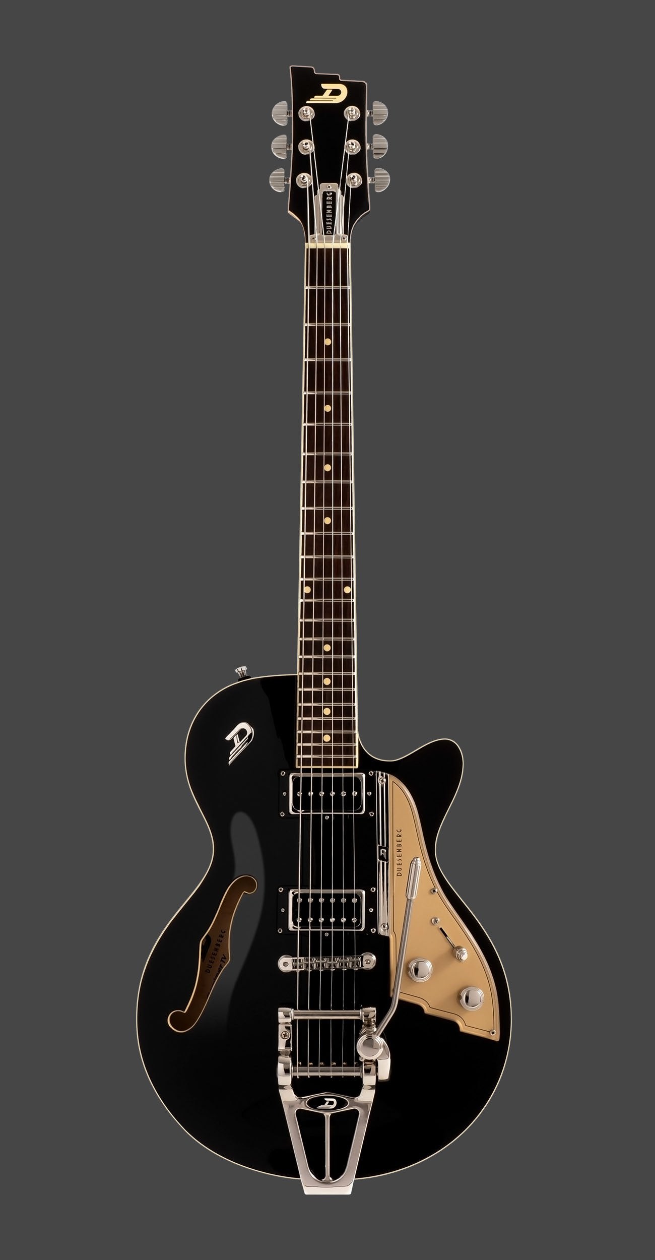 Duesenberg - Starplayer TV guitar with Custom Line case - Black