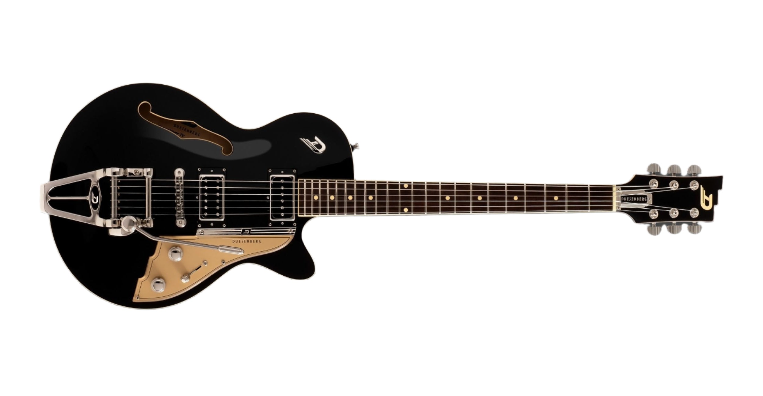 Duesenberg - Starplayer TV Guitar with Case - Black