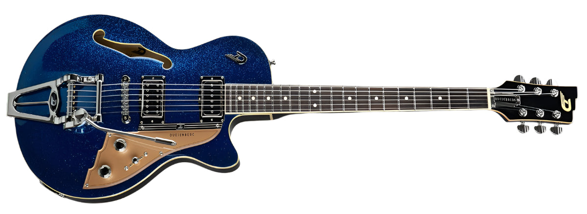 Duesenberg - Starplayer TV Guitar with Case - Blue Sparkle