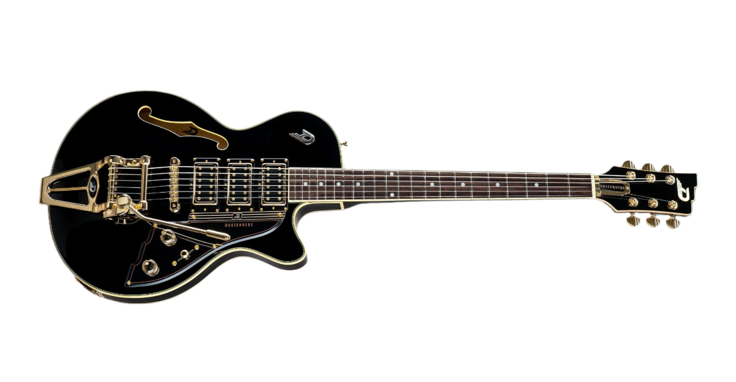 Duesenberg - Starplayer TV Custom Guitar with Case - Black