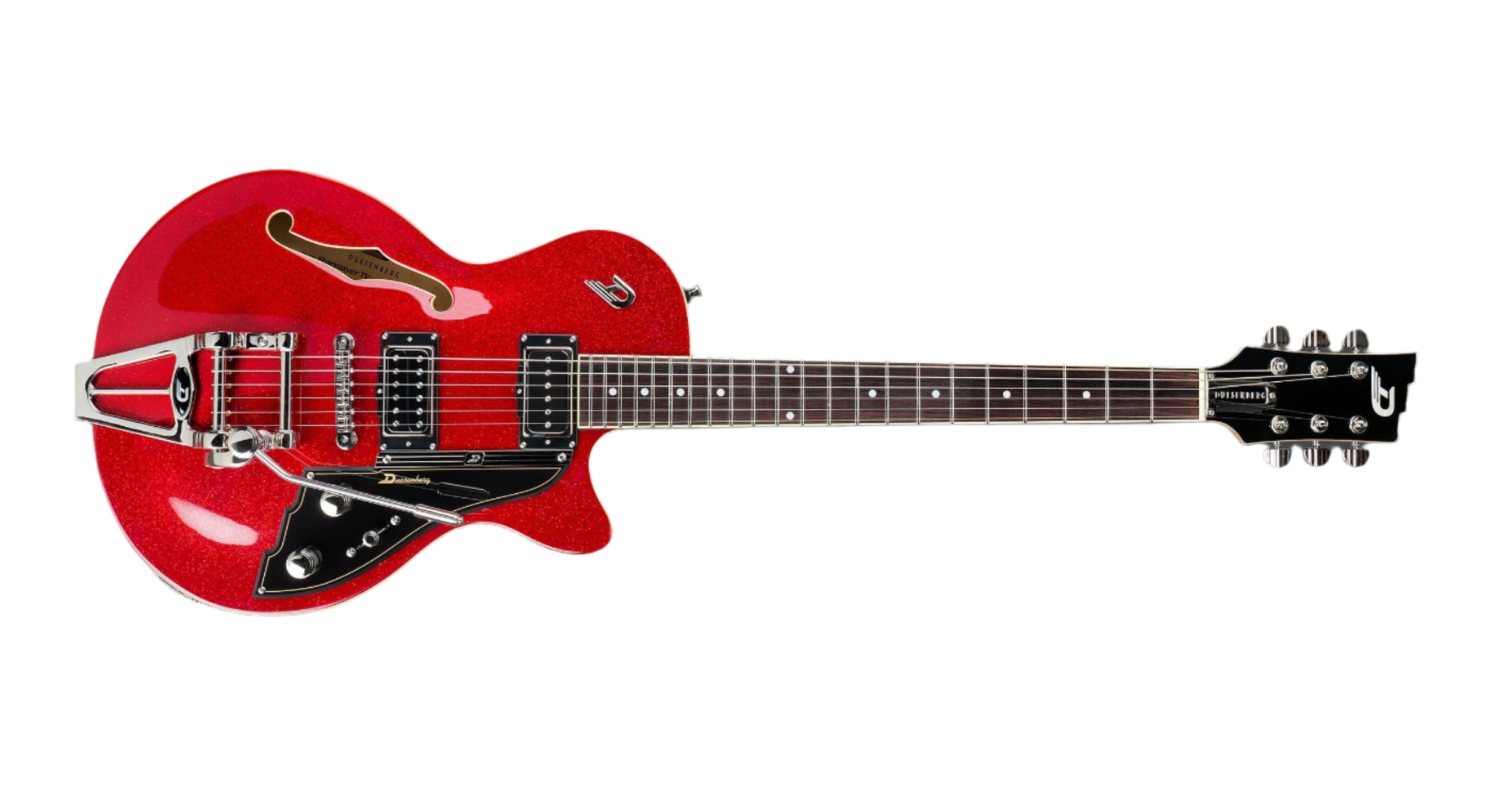 Duesenberg - Starplayer TV Guitar with Case - Red Sparkle