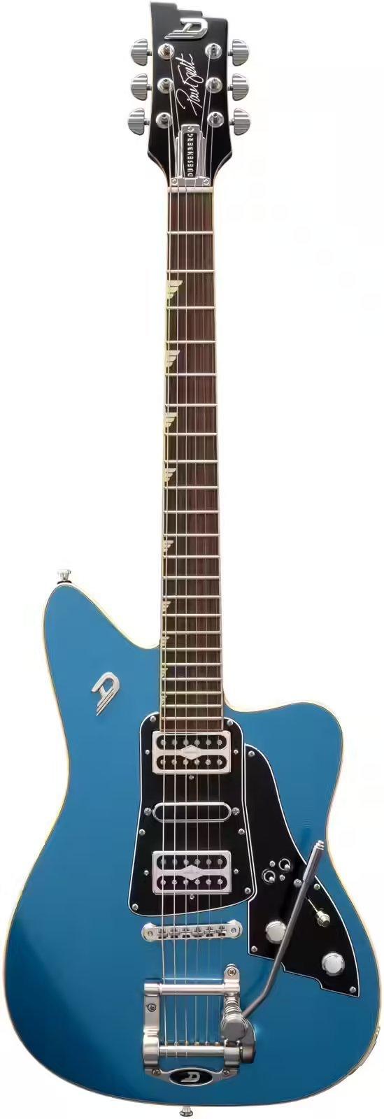 Duesenberg Paul Sidoti Signature Electric Guitar - Catalina Blue – full-length front view