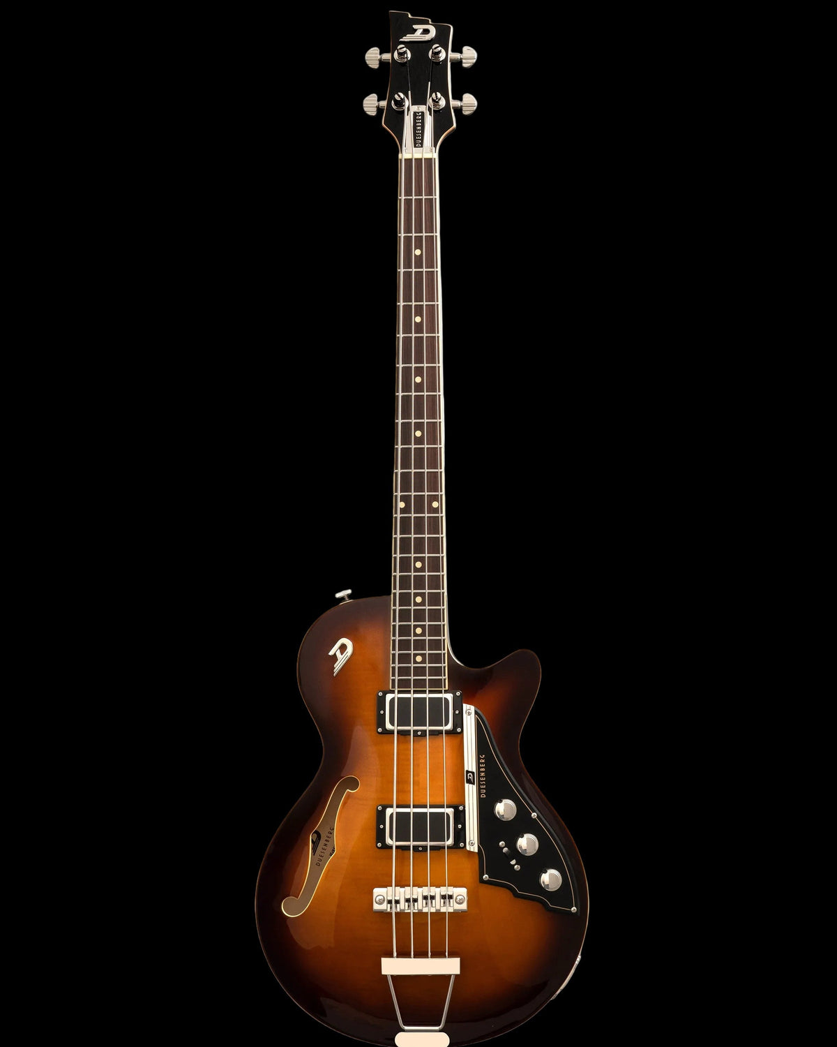 Duesenberg Starplayer Short-Scale Bass - Tobacco Burst – full-length front view
