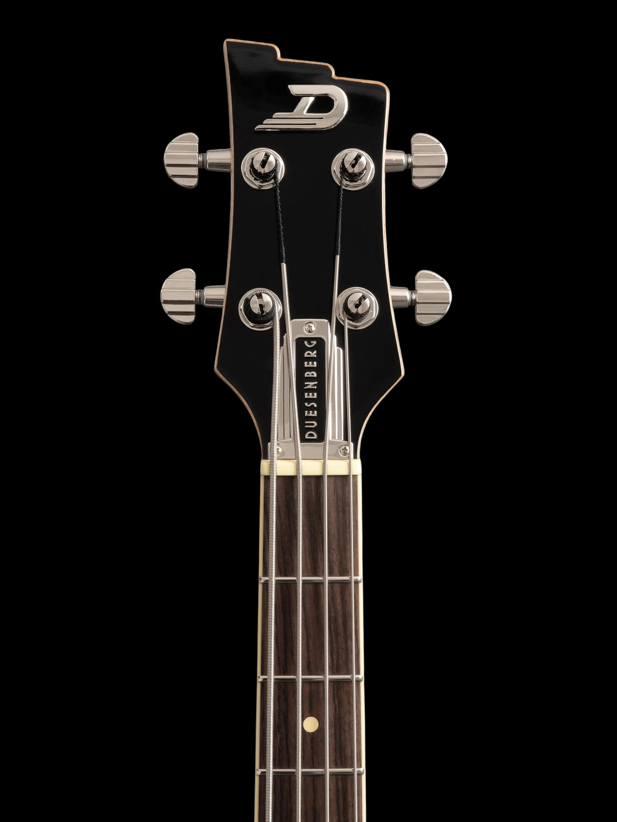 Duesenberg Starplayer Short-Scale Bass - Tobacco Burst – headstock detail