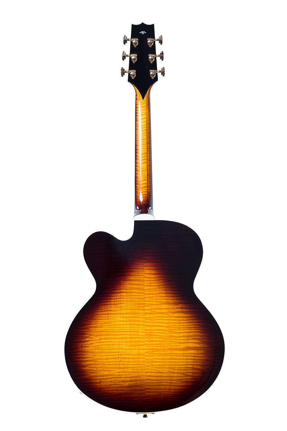 Heritage Standard Eagle Classic Hollow Guitar - Original Sunburst - rear view