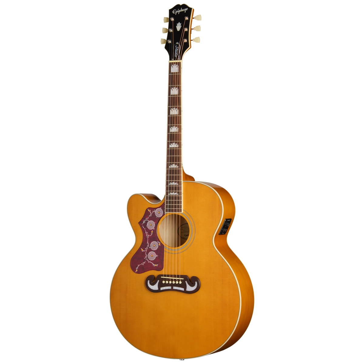 Epiphone J-200 Studio EC, Left-Handed, Natural — product view