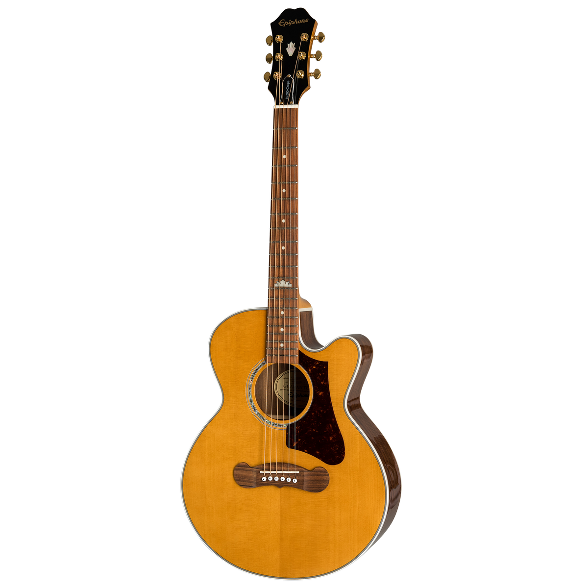 Epiphone J-200 Studio Parlor EC, Vintage Natural — product view