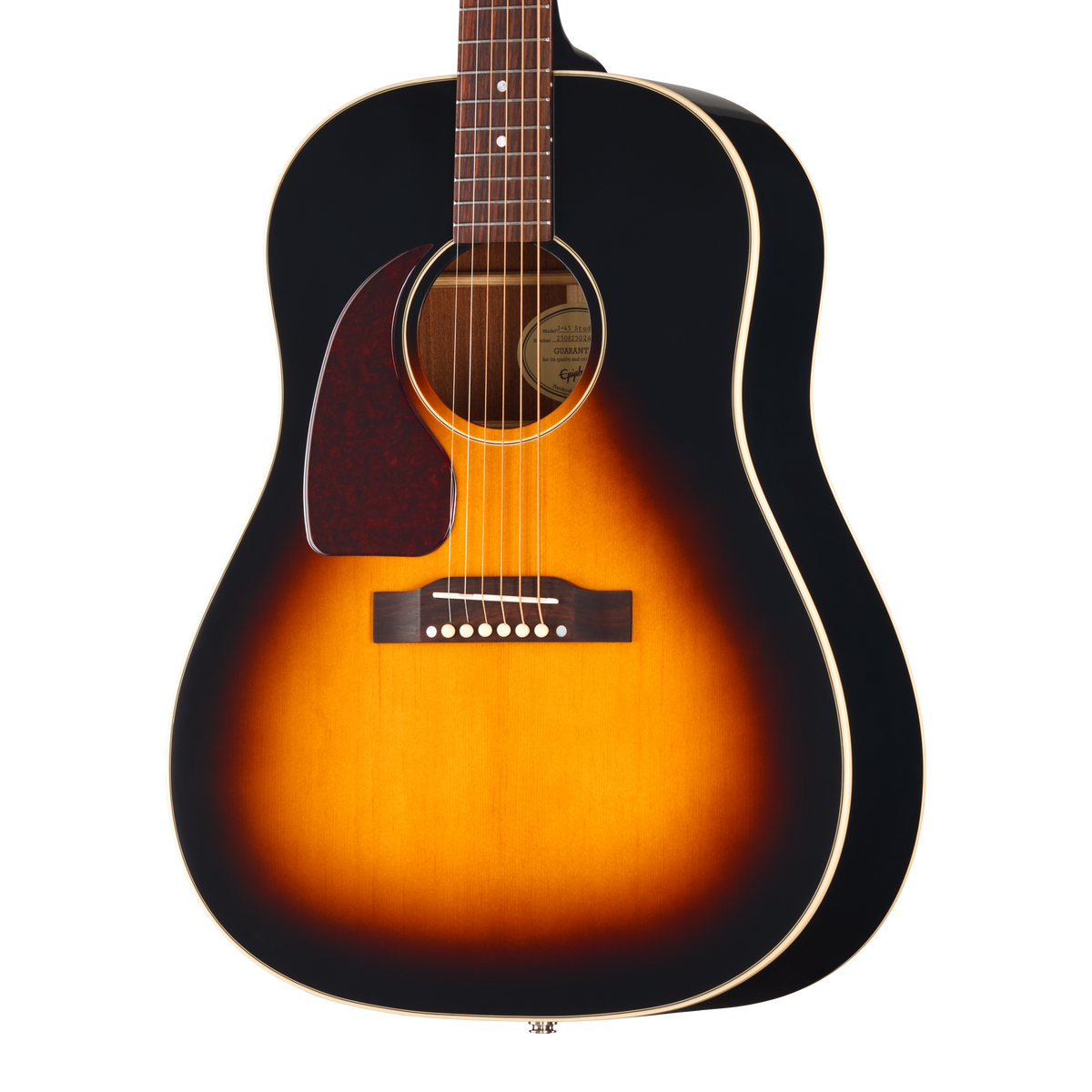 Epiphone J-45 Standard, Left-Handed, Vintage Sunburst — additional view