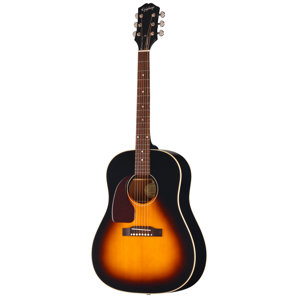 Epiphone J-45 Standard, Left-Handed, Vintage Sunburst — product view