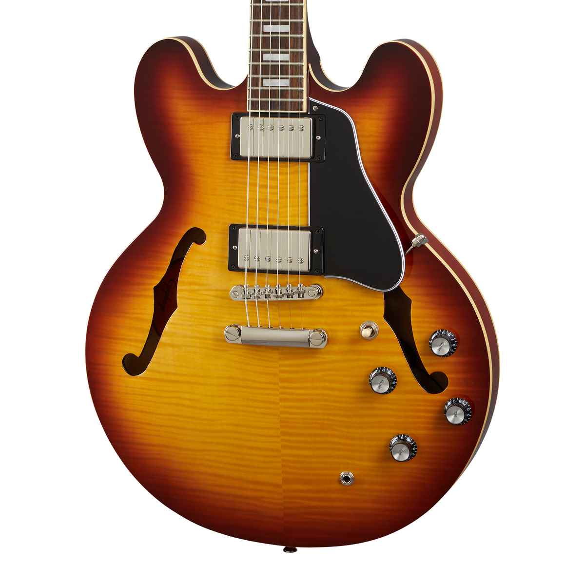 Epiphone ES-335 Figured with Rosewood Fretboard, Raspberry Tea Burst — additional view
