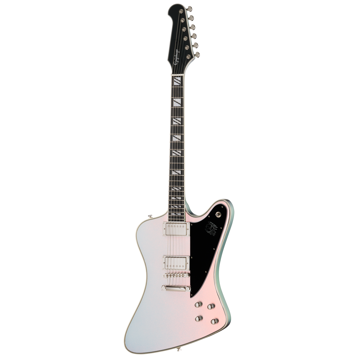 Epiphone Futura Firebird Custom, Quicksilver Shift — product view