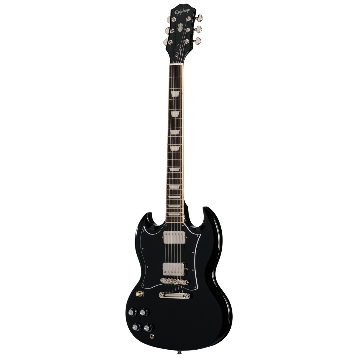Epiphone SG Standard, Left-Handed, Ebony — Rosewood Fingerboard — product view