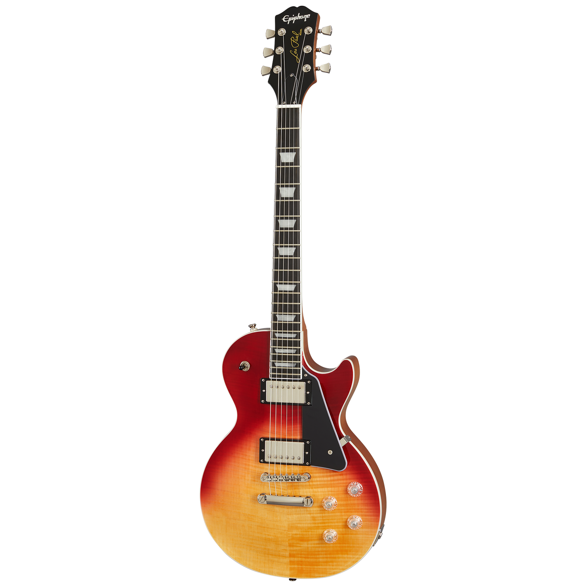 Epiphone Les Paul Modern Figured, Magma Orange Fade — product view