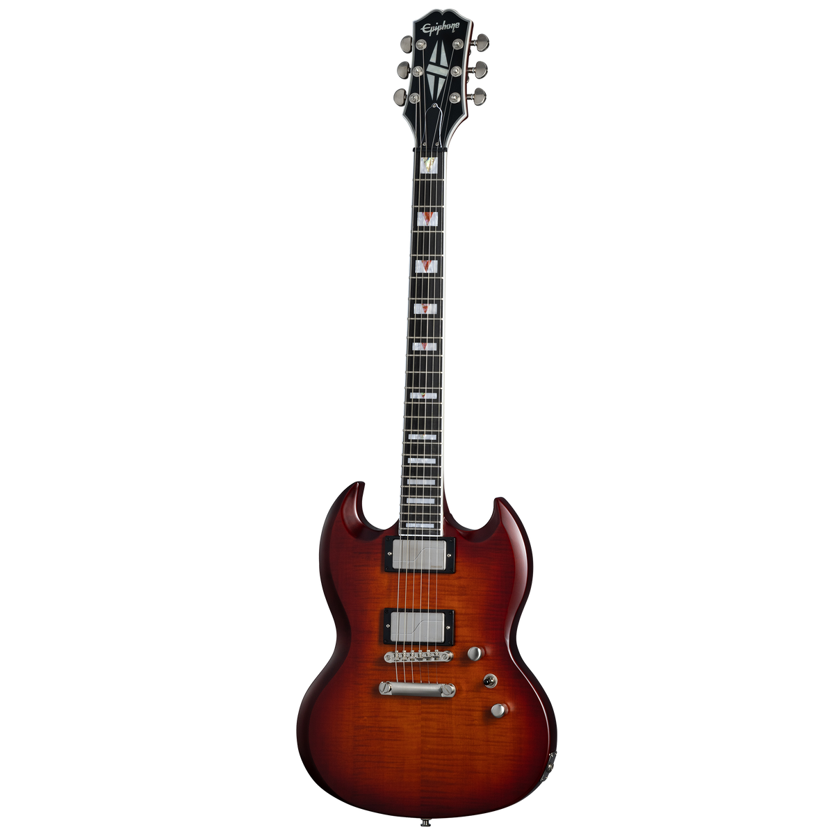 Epiphone SG Prophecy, Aged Bengal Tiger Burst — product view